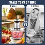 Electric Food Processor & Vegetable Chopper - 500W