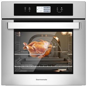 24" Electric Wall Oven with 12 Cooking Functions