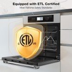 24" Electric Wall Oven with 12 Cooking Functions