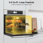 24" Electric Wall Oven with 12 Cooking Functions