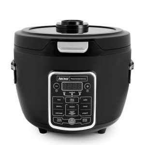 Aroma Professional 10-Cup Slow Cooker, Black