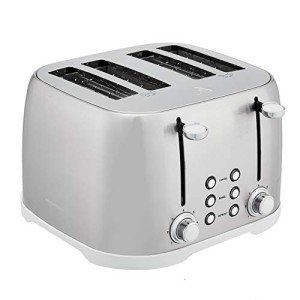 4-Slice Toaster with 6 Browning Settings - Silver