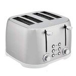 4-Slice Toaster with 6 Browning Settings - Silver