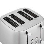 4-Slice Toaster with 6 Browning Settings - Silver
