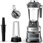 Cozzi 2000W Professional Smoothie Blender with To-Go Cup