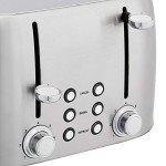 4-Slice Toaster with 6 Browning Settings - Silver