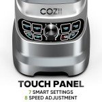 Cozzi 2000W Professional Smoothie Blender with To-Go Cup