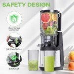 350W Cold Press Masticating Juicer with Large Chute