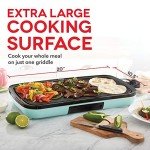 DASH Nonstick Electric Griddle - 20in, Aqua
