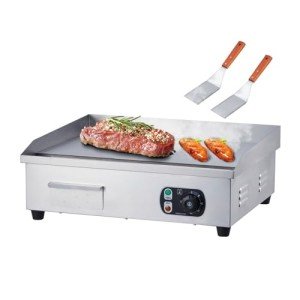 TROPOW 1600W Electric Flat Top Griddle Grill