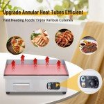 TROPOW 1600W Electric Flat Top Griddle Grill