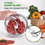 Compact 4-Cup Electric Mini Food Processor