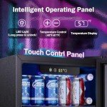 LHRIVER Mini Beverage Cooler - 48 Can Capacity