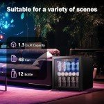 LHRIVER Mini Beverage Cooler - 48 Can Capacity