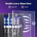 LHRIVER Mini Beverage Cooler - 48 Can Capacity