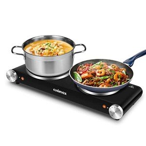 Cusimax 1800W Portable Double Burner Hot Plate