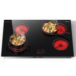 Karienvir 30" Electric Cooktop with 4 Burners