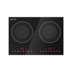 Empava 2-Burner Induction Cooktop with Glass Top