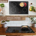 Karienvir 30" Electric Cooktop with 4 Burners