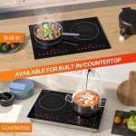Empava 2-Burner Induction Cooktop with Glass Top