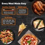 Nuwave Bravo Pro 21QT Air Fryer Toaster Oven
