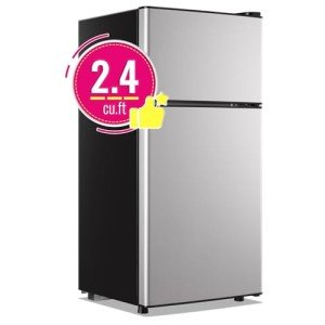 Demuller 2.4 Cu.ft Compact Mini Fridge with Freezer