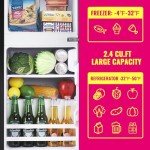 Demuller 2.4 Cu.ft Compact Mini Fridge with Freezer