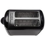 Dominion Black 2-Slice Toaster with Shade Control