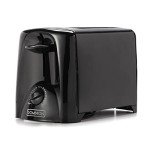 Dominion Black 2-Slice Toaster with Shade Control