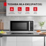 TOSHIBA 2.2 Cu Ft Countertop Microwave Oven