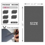 Rwotlls 12Pcs Washable Refrigerator Liner Mats