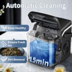 Antarctic Star Countertop Ice Maker - 26Lbs/Day