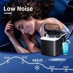 Antarctic Star Countertop Ice Maker - 26Lbs/Day