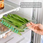 Fridge Drawer Organizer Set for Fruits & Veggies