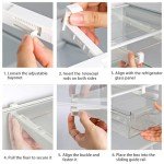 Fridge Drawer Organizer Set for Fruits & Veggies