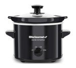 Elite Gourmet 2 Quart Electric Round Slow Cooker