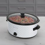 West Bend 6-Quart Manual Slow Cooker with Glass Lid