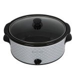 West Bend 6-Quart Manual Slow Cooker with Glass Lid