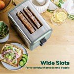 BELLA 2-Slice Stainless Steel Toaster with Wide Slots