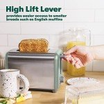BELLA 2-Slice Stainless Steel Toaster with Wide Slots