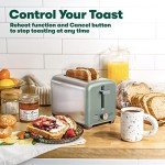 BELLA 2-Slice Stainless Steel Toaster with Wide Slots