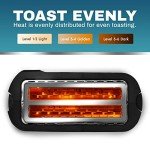 Elite Gourmet 2-Slice Extra Wide Stainless Steel Toaster