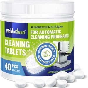 Espresso & Coffee Machine Cleaning Tablets - 40 Tabs