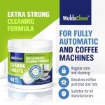 Espresso & Coffee Machine Cleaning Tablets - 40 Tabs