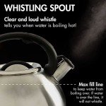 Primula Avalon Whistling 2.5-Quart Tea Kettle