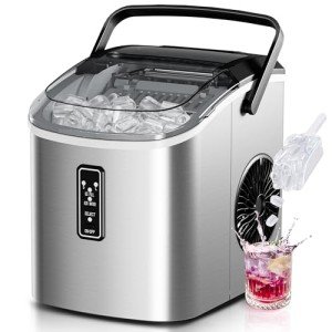 EUHOMY Portable Ice Maker - 9 Cubes in 6 Mins