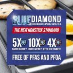 Blue Diamond 20” Electric Griddle with Nonstick Surface