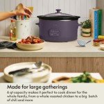 Bella 6.0 Qt Programmable Slow Cooker with Nonstick Pot