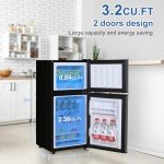 Cucina Magica 3.2 cuft Mini Fridge & Freezer