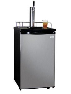 Kegco Stainless Steel Single Tap Keg Dispenser